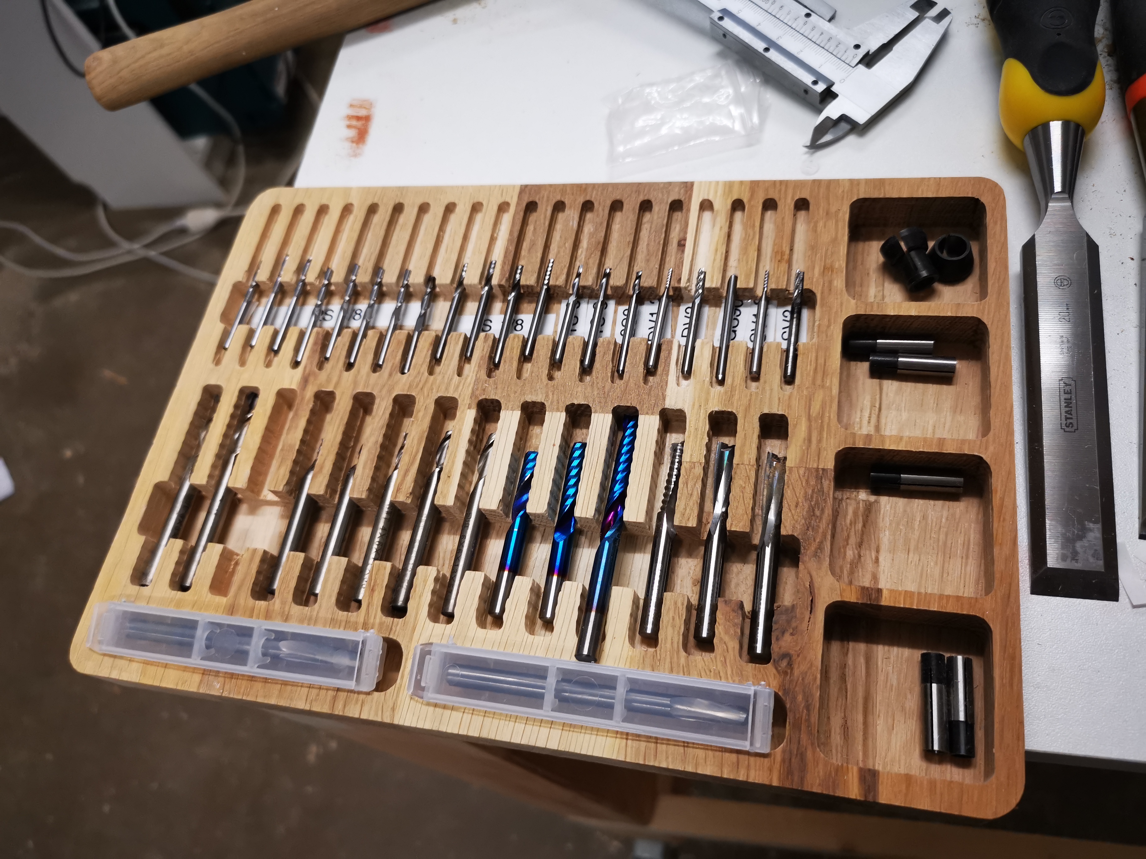 CNC tool tray